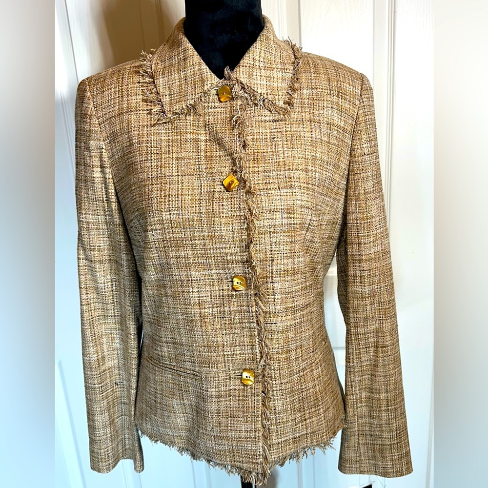 Dana Buchman Honey Multi blazer